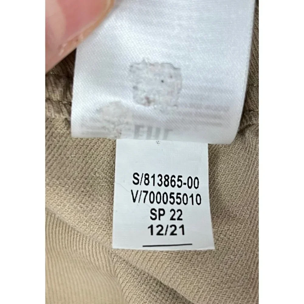 Banana Republic WOMEN PULL ON Loose Pants M $110‎ linen blend sz M Tan